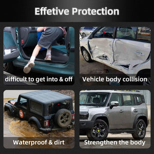 Two Stairs Running Boards Side Steps for Jeep Wrangler JK