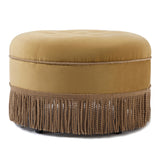 Yolanda 24" Round Upholstered Accent Ottoman