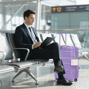 HIFINE TOURIST 20"/24"/28" 3 Pcs ABS Spinner Wheel Luggage Set