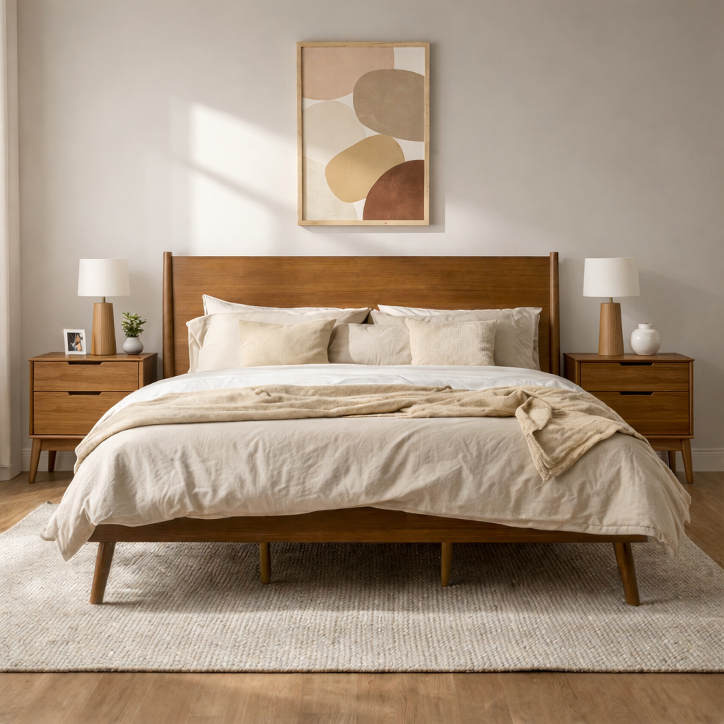 Cohron Solid Wood Platform Bed (King)