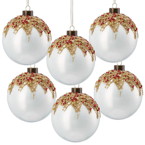 Christmas Ball Ornaments, Decorative Hanging Ball Christmas Tree Ornaments For Holiday Party Decorations