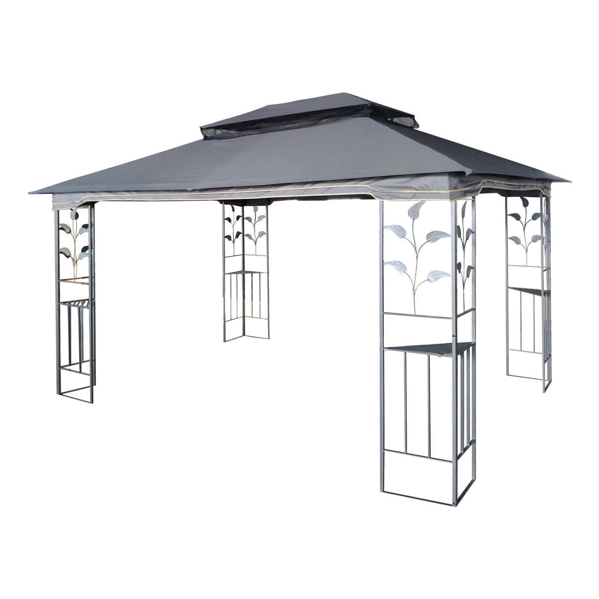Gazebo tent with double roof & mosquito net