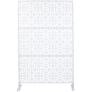 Outdoor & Indoor Metal Freestanding Decorative Privacy Screen