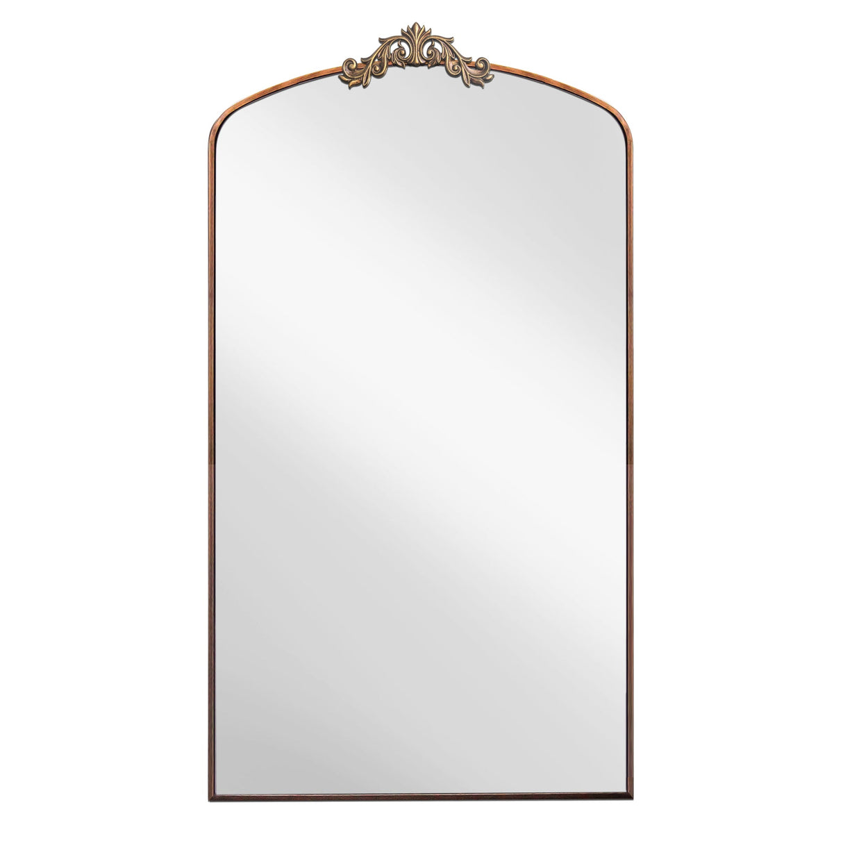 Vintage Ornate Arched Full Length Mirror
