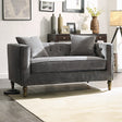 Sidonia-Gray-Velvet-Loveseat-With-2-Pillows-Sofas-&-Sectionals
