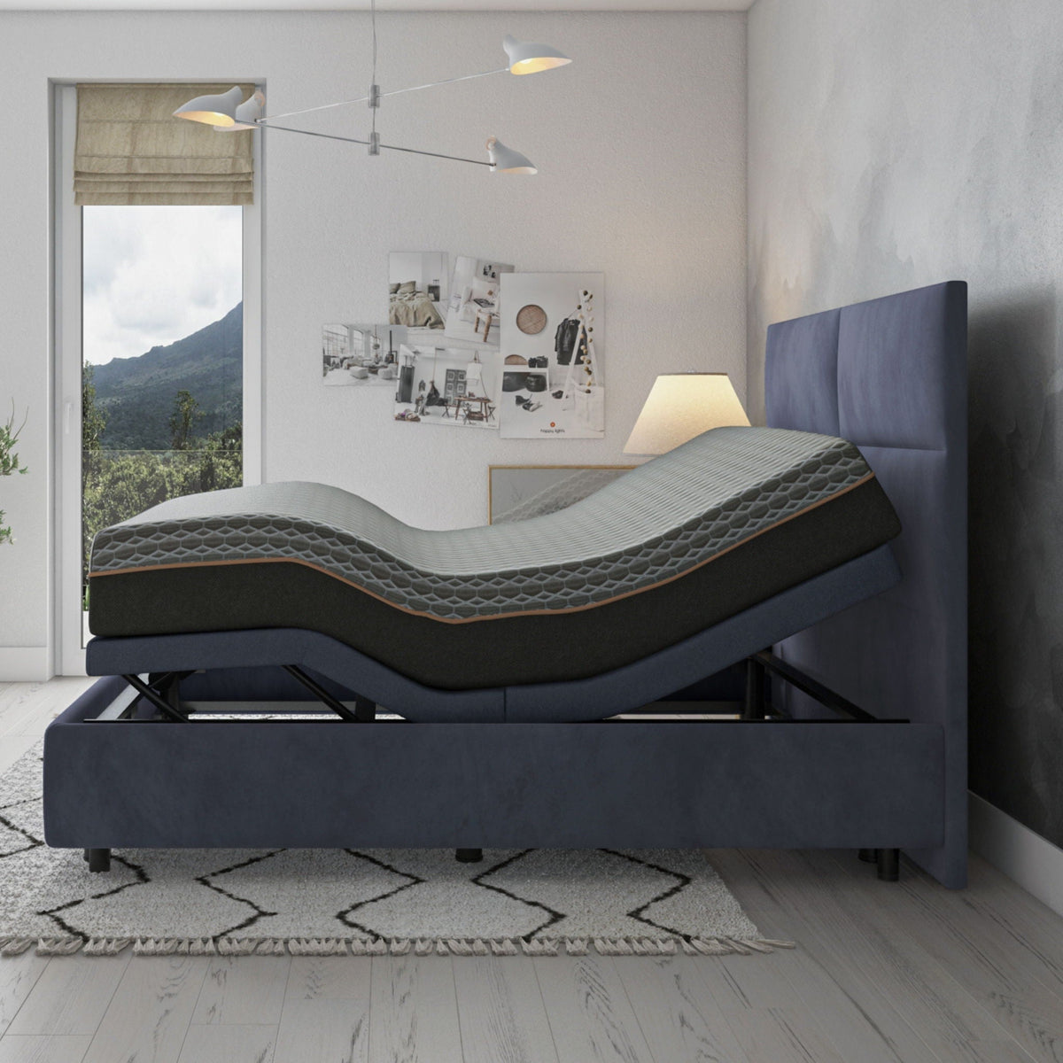 Copper Lux Hybrid - 12" Mattress With Copper Infused Contouring Memory Comfort Layer And Supportive Coil System