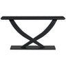 Console Table With Cross Leg Base and Reinforced Support Plate
