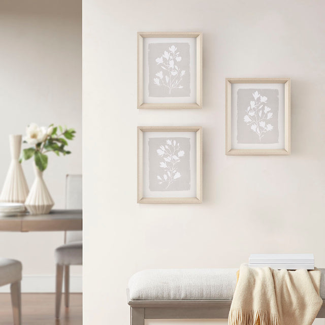 Fair-Florets™-—-Set-of-3-Botanical-Framed-Glass-Wall-Art-Wall-Art