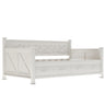 Modern Daybed With 2 Large Drawers, X Shaped Frame