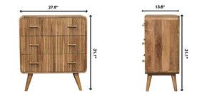 T Bar Ridged Chest - Brown