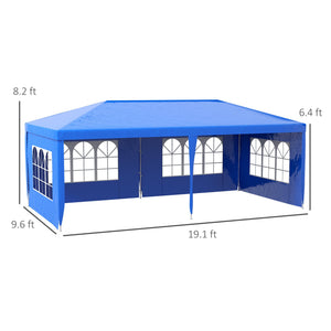 Outsunny 9.6' x 19' Large Party Tent