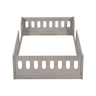 Platform Bed With Guardrail