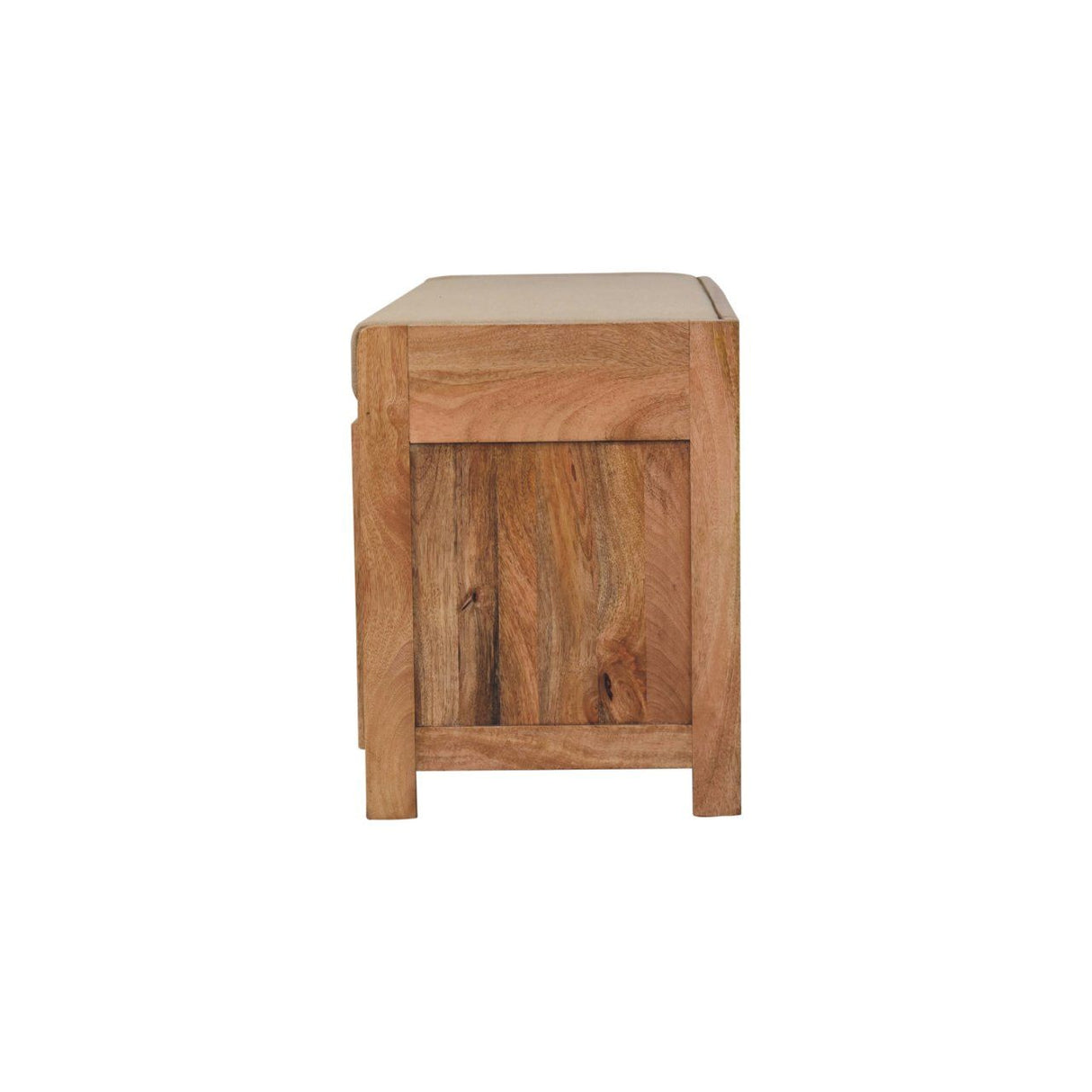 Shutter Shoe Bench, 3 Drawer - Oak