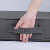 24x24 Inch Outdoor Deep Seat Cushion Set - Waterproof Fade-Resistant Patio Furniture Cushions