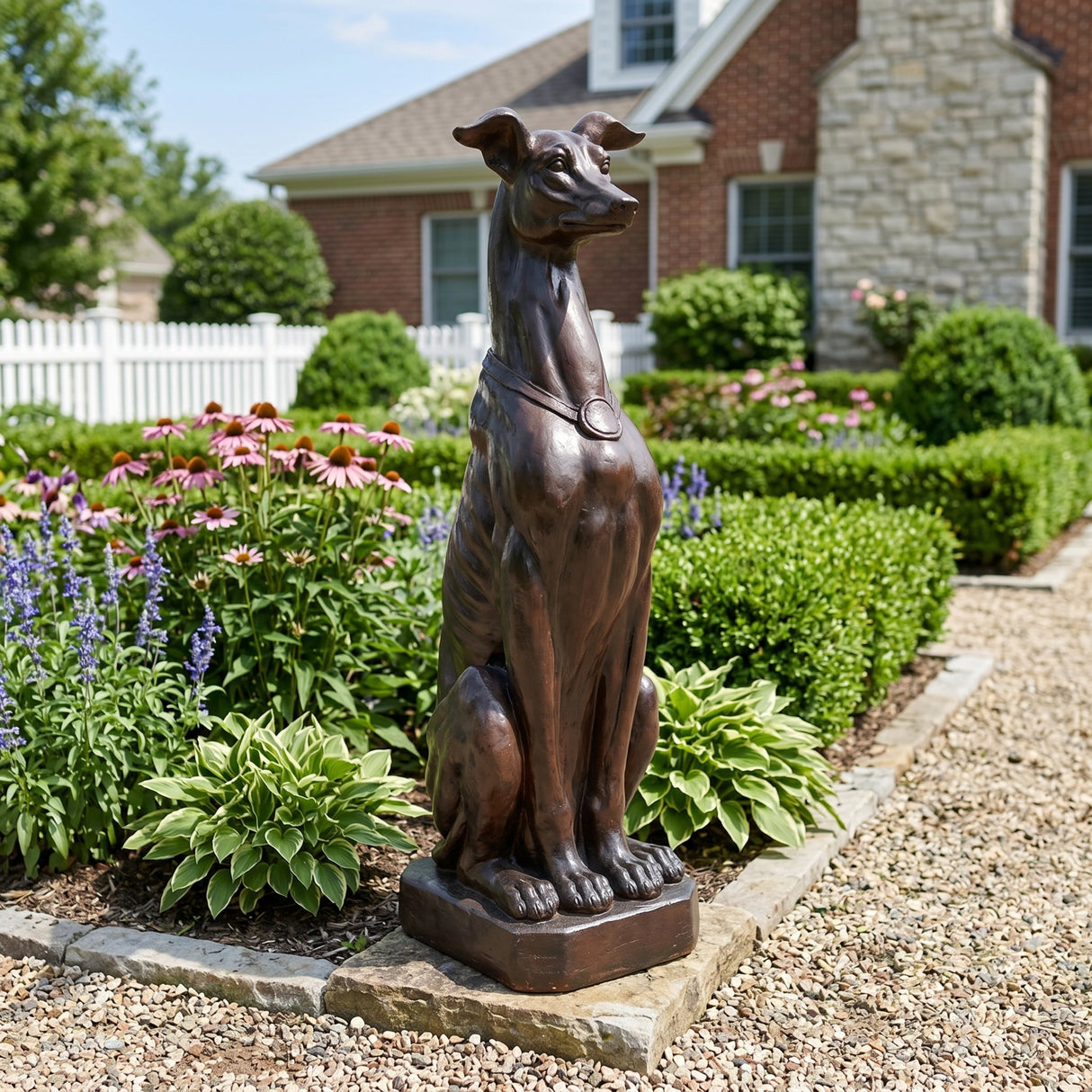 Greyhound Dog Statue
