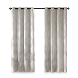 Ogee knitted jacquard total blackout curtain panel (only 1 pc panel)