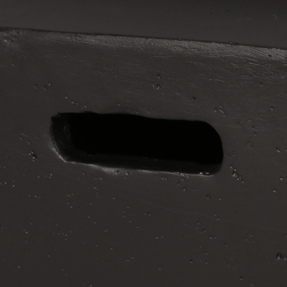 Outdoor 29' Square MgO Wood-Burning Fire Pit, Dark Gray