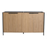 Contemporary Freestanding Bathroom Vanity With Adjustable Shelves
