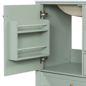 Freestanding Bathroom Vanity With Sink, Soft Close Door, 3 Drawers