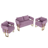 Decorative Upholstered Side Chair For Living Room