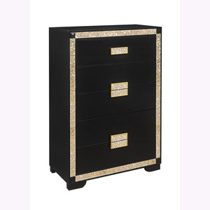 Lively - Bedroom Set With Glitter Detail And Padded Headboard