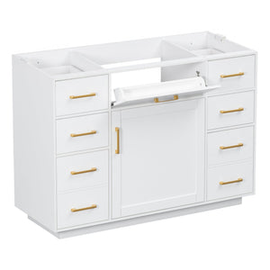 48" Bathroom Vanity without Sink, Cabinet Base Only