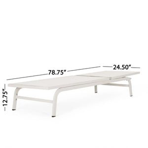 Finn - Contemporary Chaise Lounge For Outdoor Relaxation