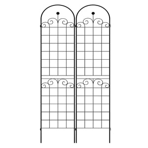 Metal Garden Trellis For Climbing Plants Outdoor Rustproof Plant Support Rose Trellis Netting Trellis
