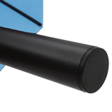 15 x 9 ft Double-Sided Outdoor Market Umbrella with Lights and Base – Blue