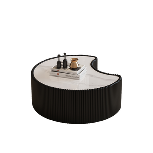 Light Sintered Stone Top Coffee Table
