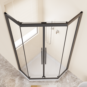 Neo-Angle Sliding Shower Enclosure 36"x72"