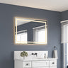 48" x 32" LED Bathroom Mirror with Front and Backlight
