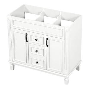 Bathroom Vanity Cabinet With 2 Soft Closing Doors And 2 Drawers