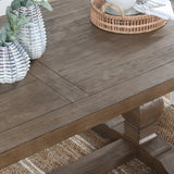 Auraeons Rectangular Dining Table with Trestle Base