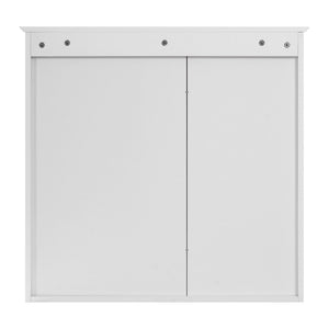 2 In 1 Wall-Mounted Mirror Cabinet With Adjustable Shelves, Soft-Close Doors, High-Definition Mirror & Storage