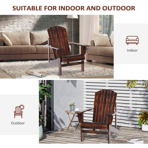 Outsunny Wooden Adirondack Chair