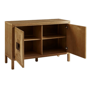 Accent Cabinet With Adjustable Shelves - Natural