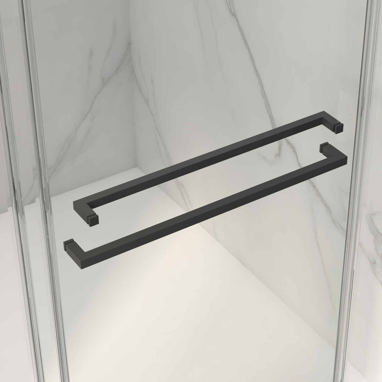 Frameless Double Sliding Shower Door