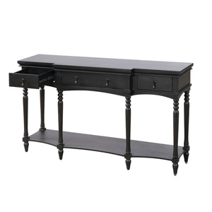 Retro Console Table With 3 Soft Close Drawers