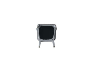 House Marchese - Arm Chair (Set of 2) - Two Tone Gray Fabric & Pearl Gray