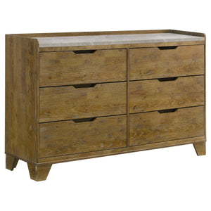 Henderson 4-piece Queen Bedroom Set Medium Oak
