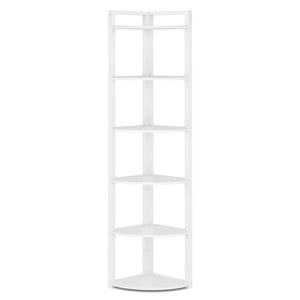 Tall 6 Tier Corner Bookshelf For Living Room