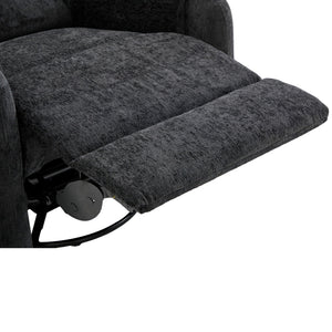 Manual Recliner Massage Chair With Swivel Rocker, 8 Massage Modes, Side Storage Pocket