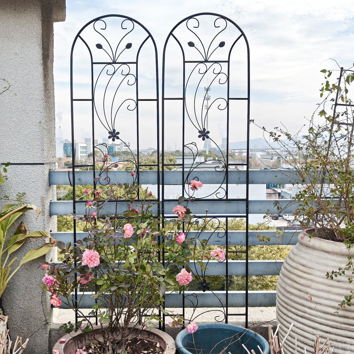 4 Pack Metal Garden Trellis