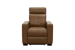Cara - Power Recliner With Power Headrest And Power Lumbar - Light Brown