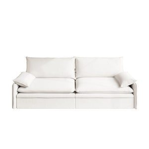 4 Seat Convertible Sleeper Sofa Bed, Modern With Storage