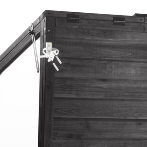 TOPMAX 78-inch Wooden Walk-in Greenhouse with Skylights and Folding Shelves