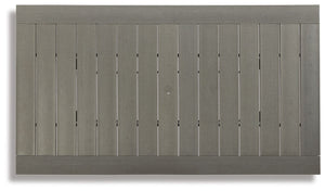Visola - RECT Dining Table w/Umb OPT - Gray