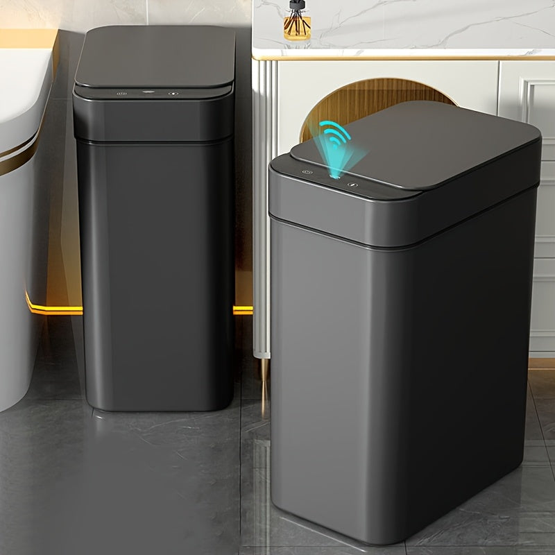 11L Motion Sensor Trash Can Slim Touchless Bathroom Kitchen Bin