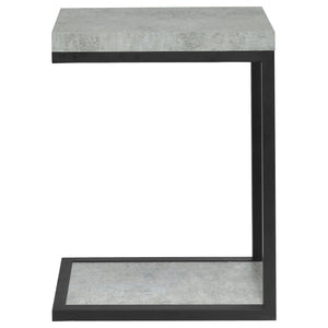 Snack Table With Industrial Base